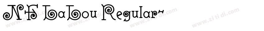 NF LaLou Regular字体转换